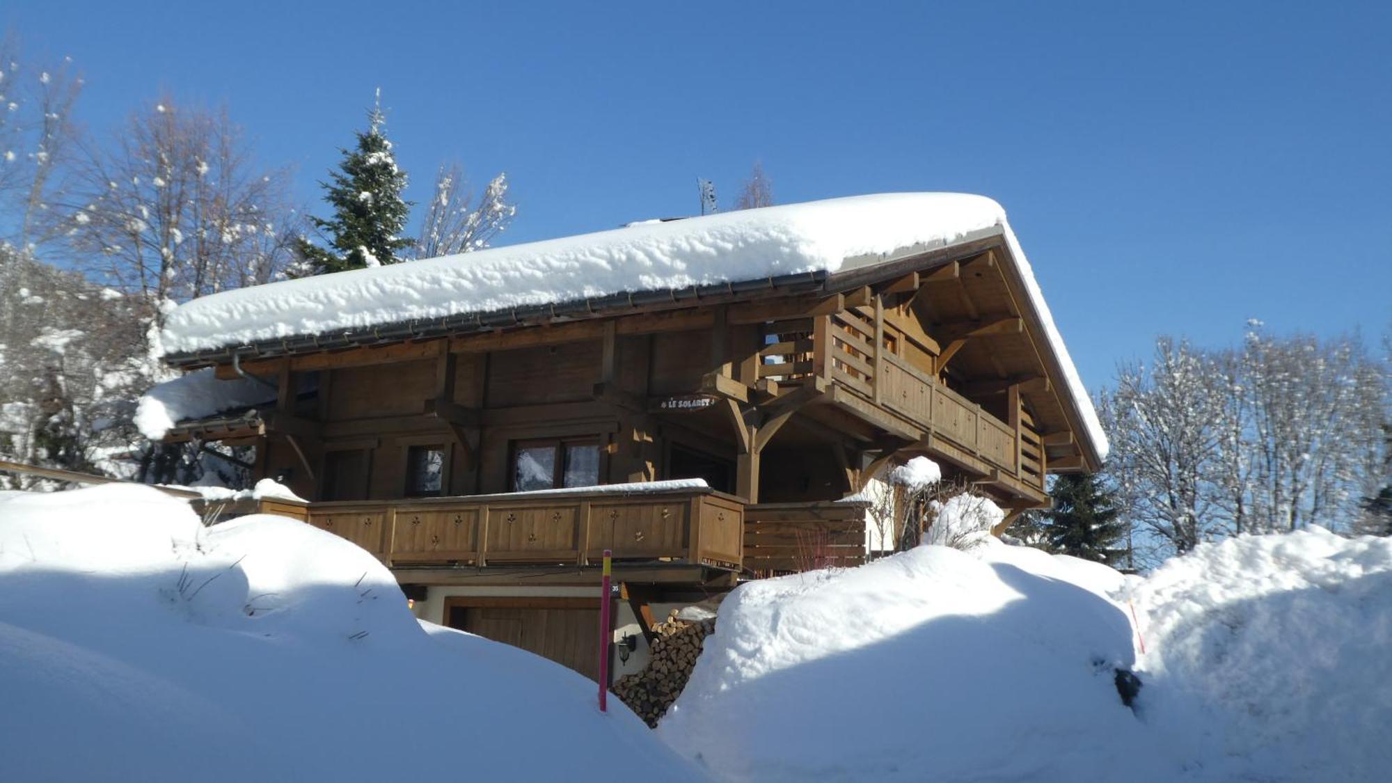 Chalet Le Solaret Megève Exteriör bild